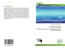 Bookcover of David Ungar