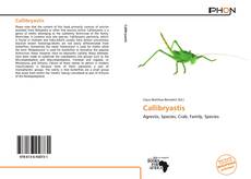 Capa do livro de Callibryastis 