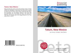 Buchcover von Tatum, New Mexico