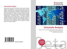 Buchcover von Univariate Analysis