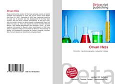 Buchcover von Orvan Hess