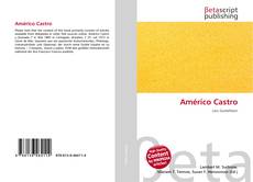 Buchcover von Américo Castro
