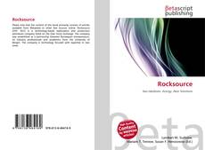 Buchcover von Rocksource