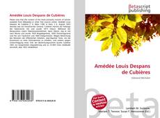 Copertina di Amédée Louis Despans de Cubières