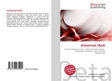 Bookcover of Universal (Act)