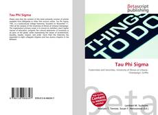 Tau Phi Sigma的封面