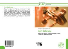 Ann Callaway kitap kapağı