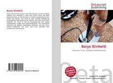 Capa do livro de Barye (Einheit) 