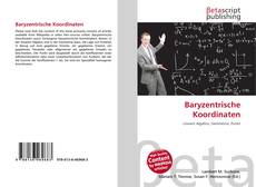 Couverture de Baryzentrische Koordinaten