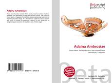 Portada del libro de Adaina Ambrosiae