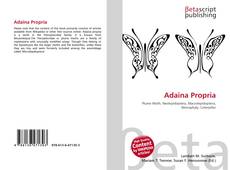 Adaina Propria的封面