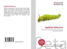 Copertina di Agdistis Dahurica