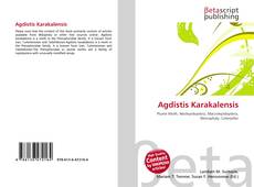 Buchcover von Agdistis Karakalensis