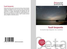 Buchcover von Tau8 Serpentis