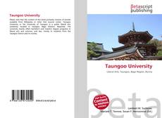 Buchcover von Taungoo University