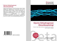 Buchcover von Glycine Dehydrogenase (Decarboxylating)