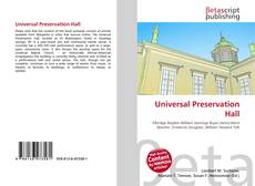 Buchcover von Universal Preservation Hall
