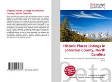 Capa do livro de Historic Places Listings in Johnston County, North Carolina 
