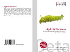 Couverture de Agdistis Yemenica