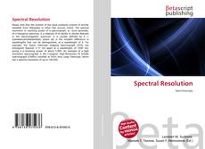 Couverture de Spectral Resolution