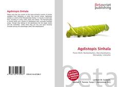 Couverture de Agdistopis Sinhala