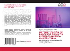 Copertina di MATEMATIZACIÓN DE PROCESOS QUÍMICOS: EJEMPLOS QUÍMICA UNIVERSITARIA