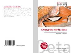 Couverture de Amblyptilia Atrodactyla