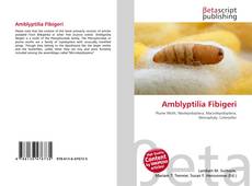 Buchcover von Amblyptilia Fibigeri