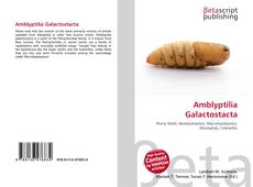 Amblyptilia Galactostacta kitap kapağı