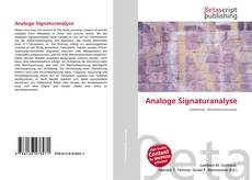 Capa do livro de Analoge Signaturanalyse 