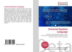 Capa do livro de Universal Systems Language 
