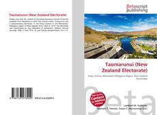 Taumarunui (New Zealand Electorate)的封面