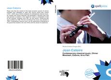 Bookcover of Jean Catoire