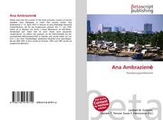 Capa do livro de Ana Ambrazienė 