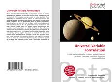 Capa do livro de Universal Variable Formulation 