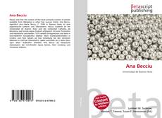 Copertina di Ana Becciu