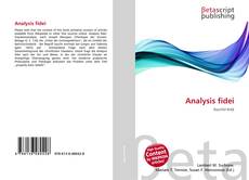 Analysis fidei的封面