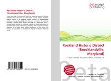 Capa do livro de Rockland Historic District (Brooklandville, Maryland) 
