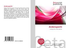 Couverture de Andenspecht