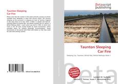 Copertina di Taunton Sleeping Car Fire