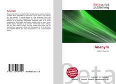 Copertina di Ananym