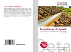 Copertina di Taupo Railway Proposals