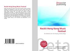 Capa do livro de Rockit Hong Kong Music Festival 