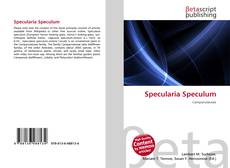 Couverture de Specularia Speculum