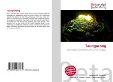 Couverture de Taungurong