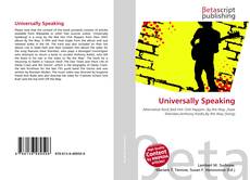 Capa do livro de Universally Speaking 