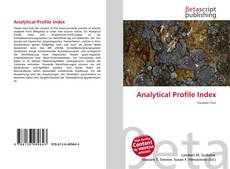 Buchcover von Analytical Profile Index
