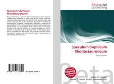 Couverture de Speculum Sophicum Rhodostauroticum