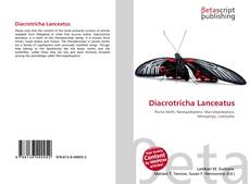 Buchcover von Diacrotricha Lanceatus