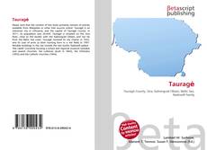 Capa do livro de Tauragė 